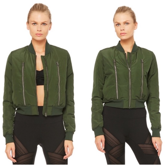 ALO Yoga Jackets & Blazers - NEW Alo Yoga down filled bomber jacket